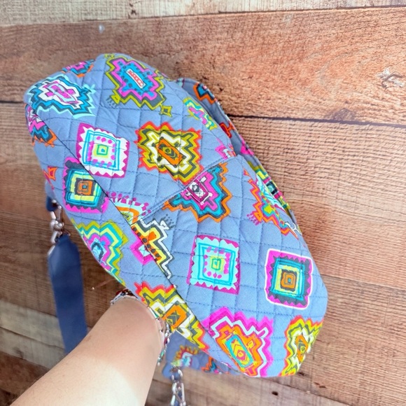 Vera Bradley Signature Print Carson (Retired) Shoulder/Crossbody Bag - Picture 11 of 12